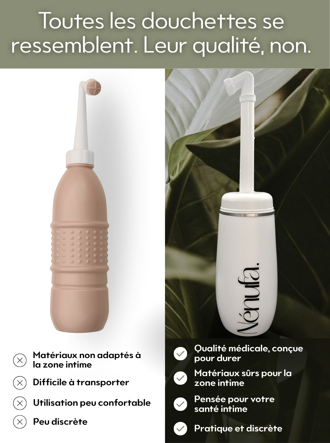 Douchette intime Nénufa