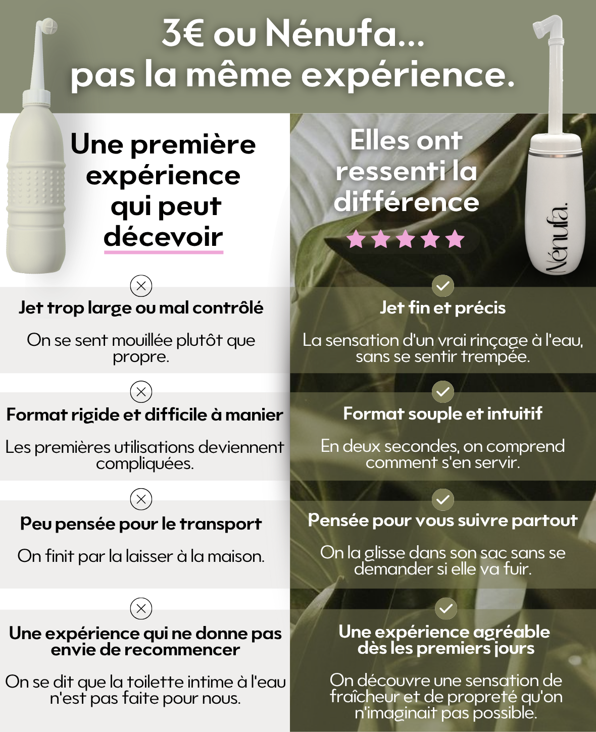 Douchette intime Nénufa