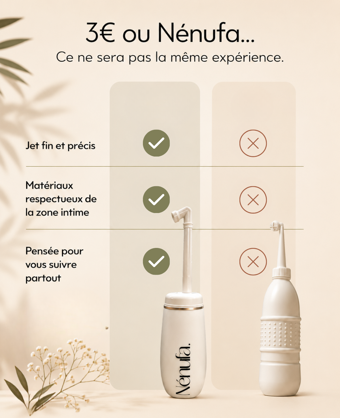 Douchette intime Nénufa