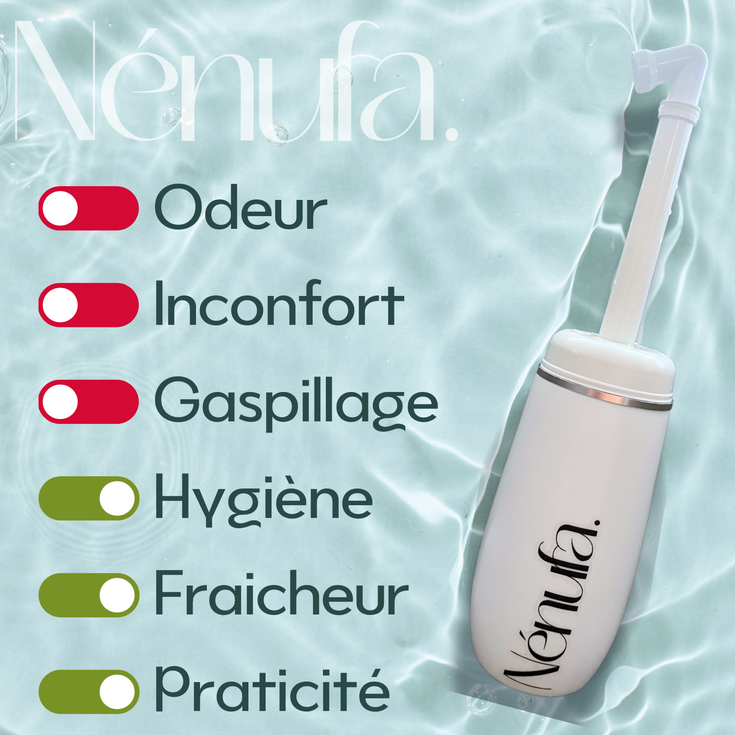 Douchette intime portable